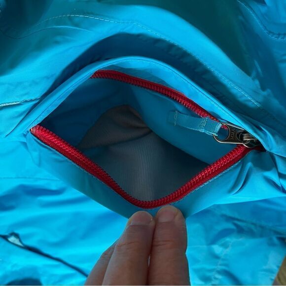 The North Face cerulean blue girls mix and match shell goat large 14/16 - Picture 11 of 13